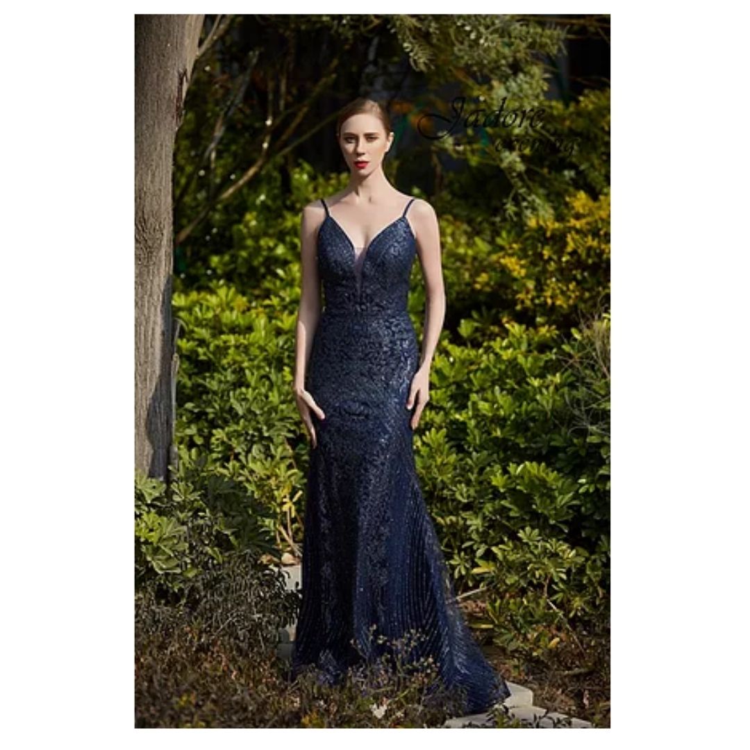 Jadore Evening J19011 - Navy