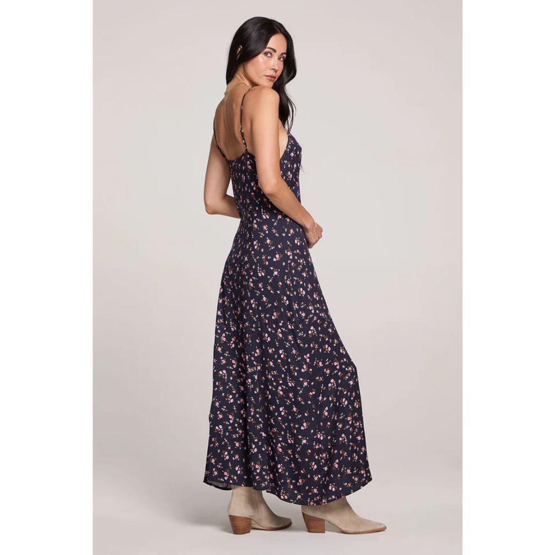 Maxine Midi Dress - S3441-W647 - Navy Floral