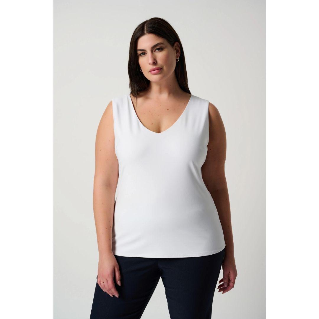Classic V-Neck Cami - Vanilla