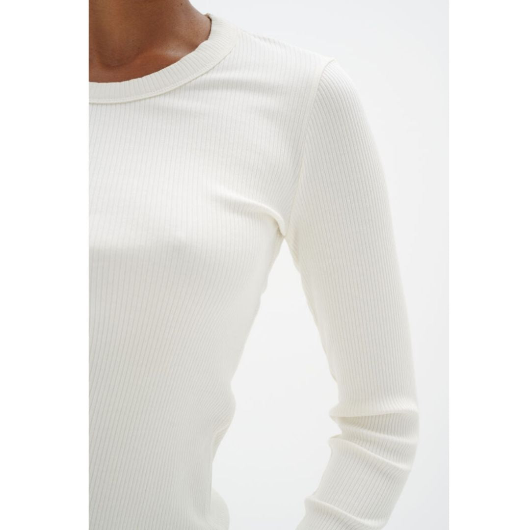 Dagna Long Sleeved Ribbed Shirt