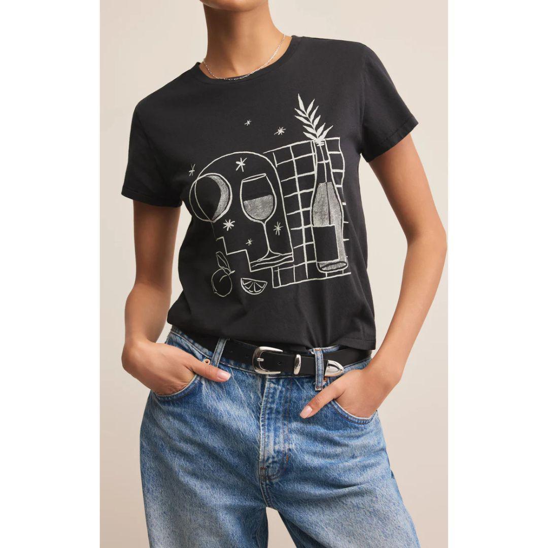 Picnic Tourist Tee - GT253160 - Black Sand