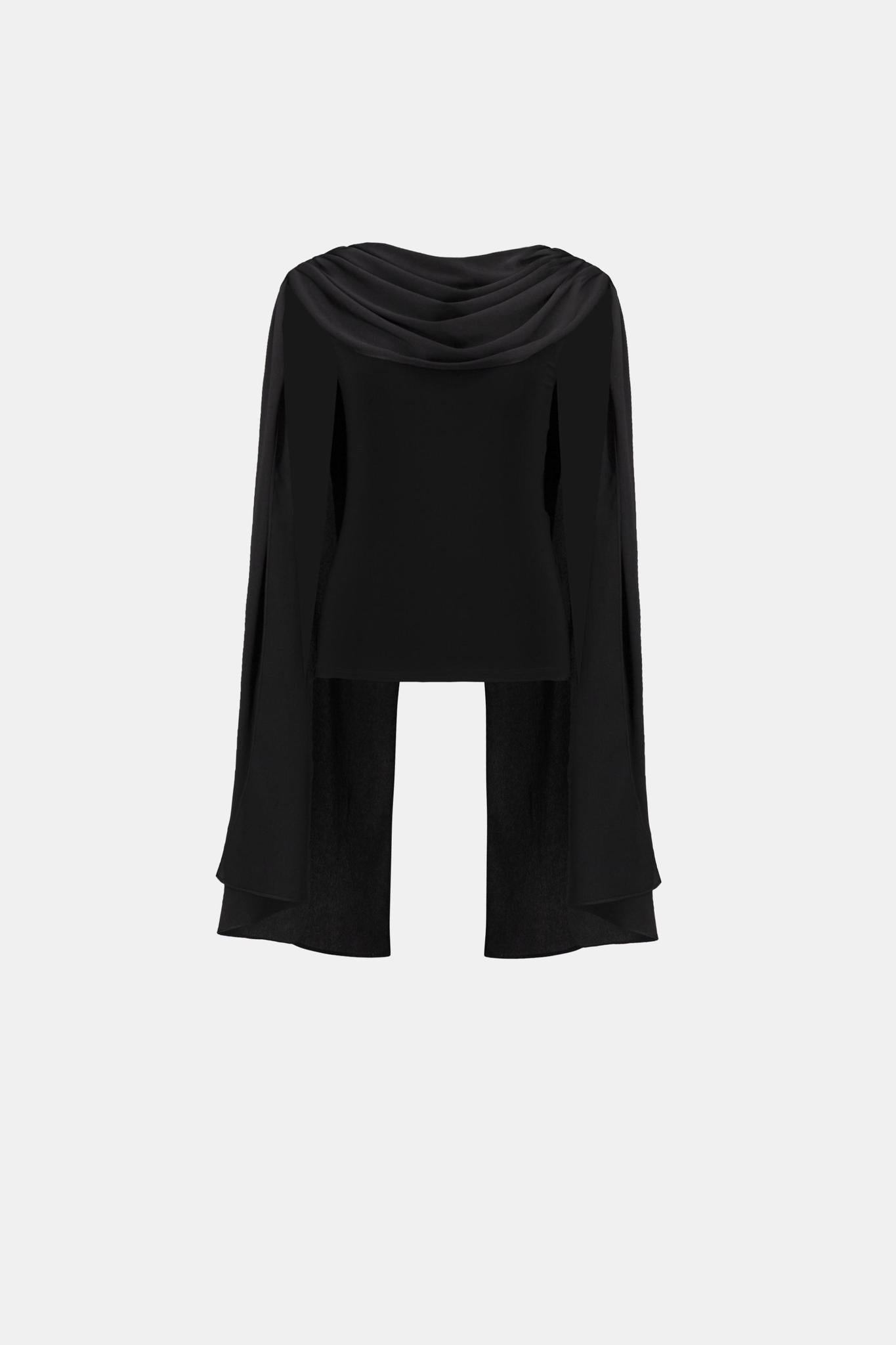 JOSEPH RIBKOFF Scarf Collar Fitted Top | 264113