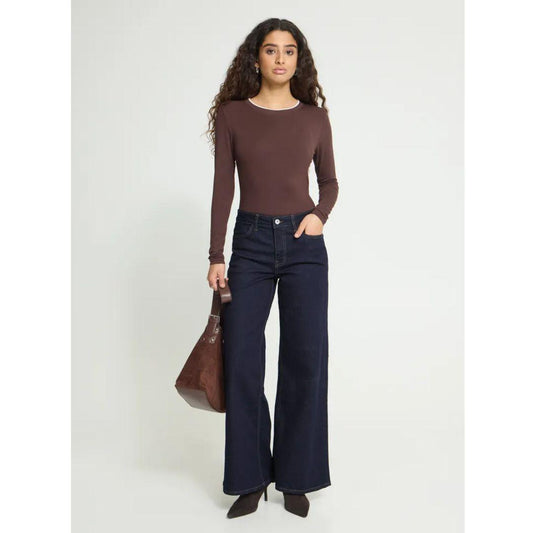 Wiggy Wide Leg Stretch Denim | 20119022 | Dark