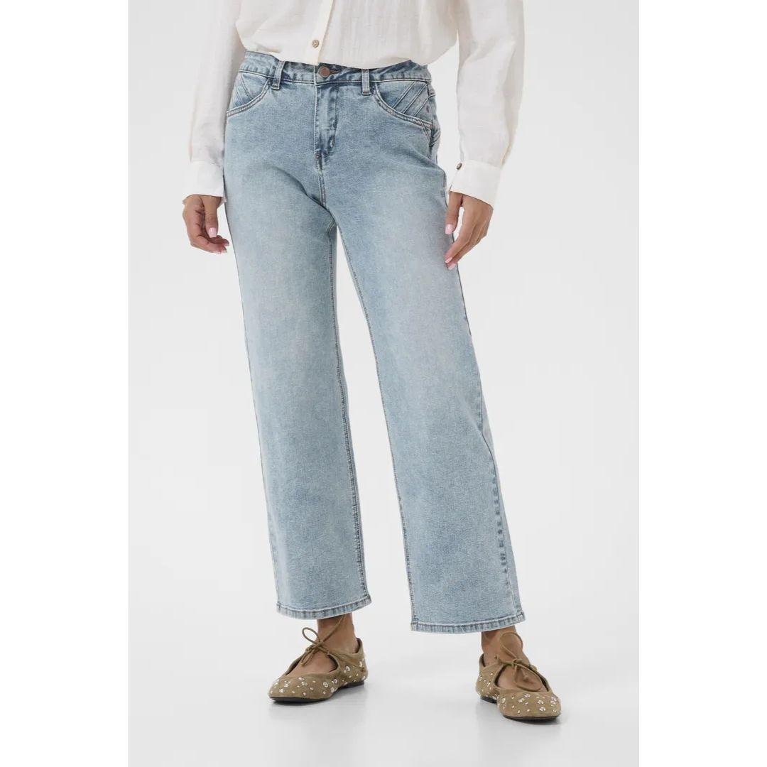 Lisa Straight 7/8 Jeans - Stowe Medium