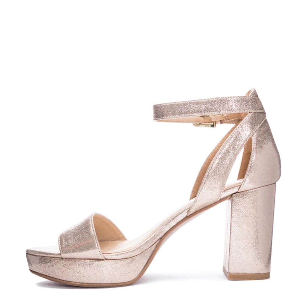 Go On Platform Heels | Gold