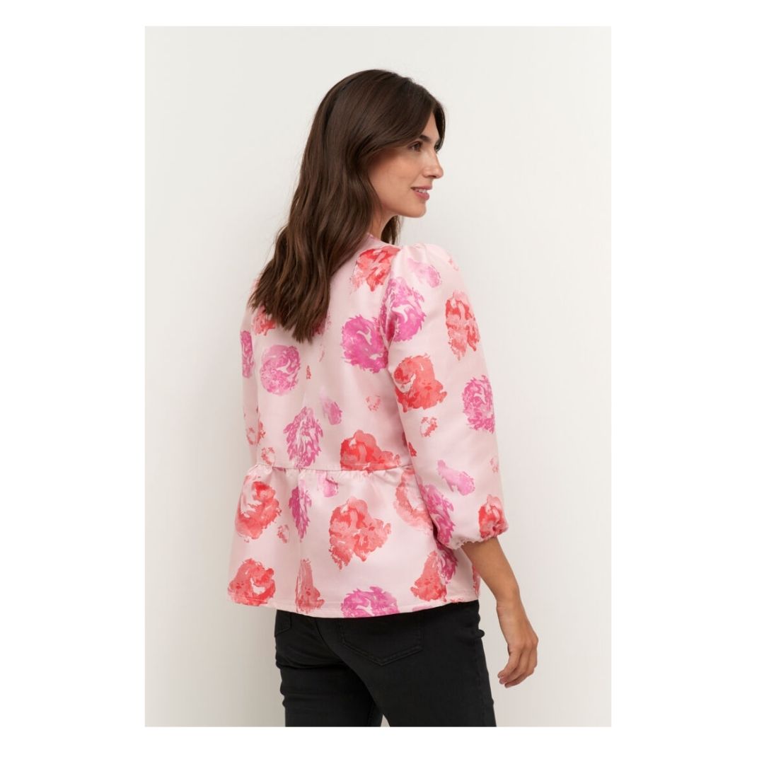 Vally Blouse - 50109497 - Fuchsia Pink