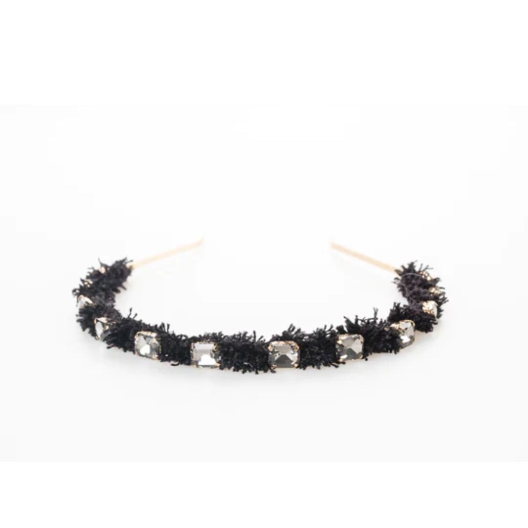 Phoebe Fluff Headband - Violet & Brooks