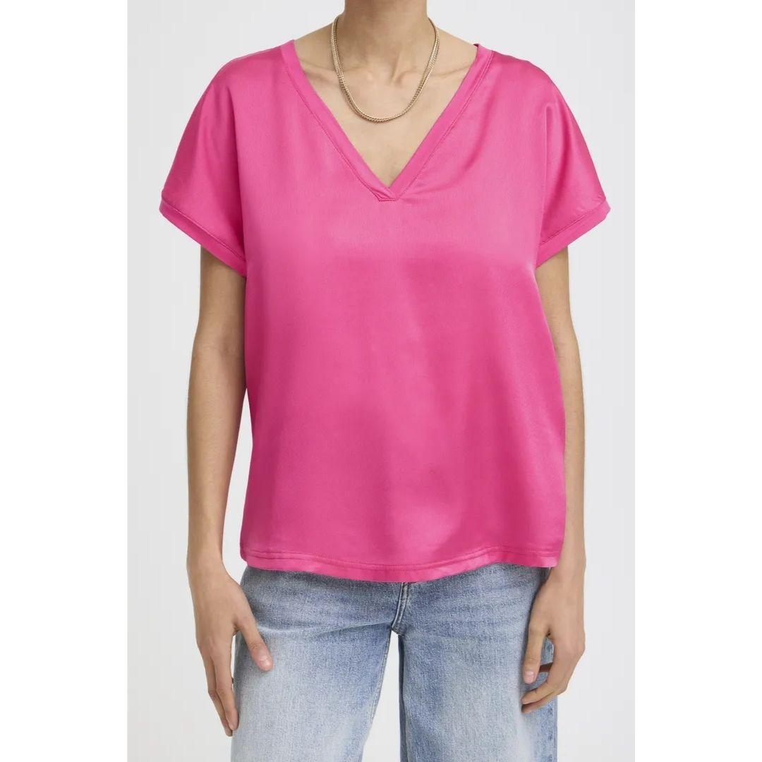 Selita T-Shirt - 20816672 - Raspberry Rose