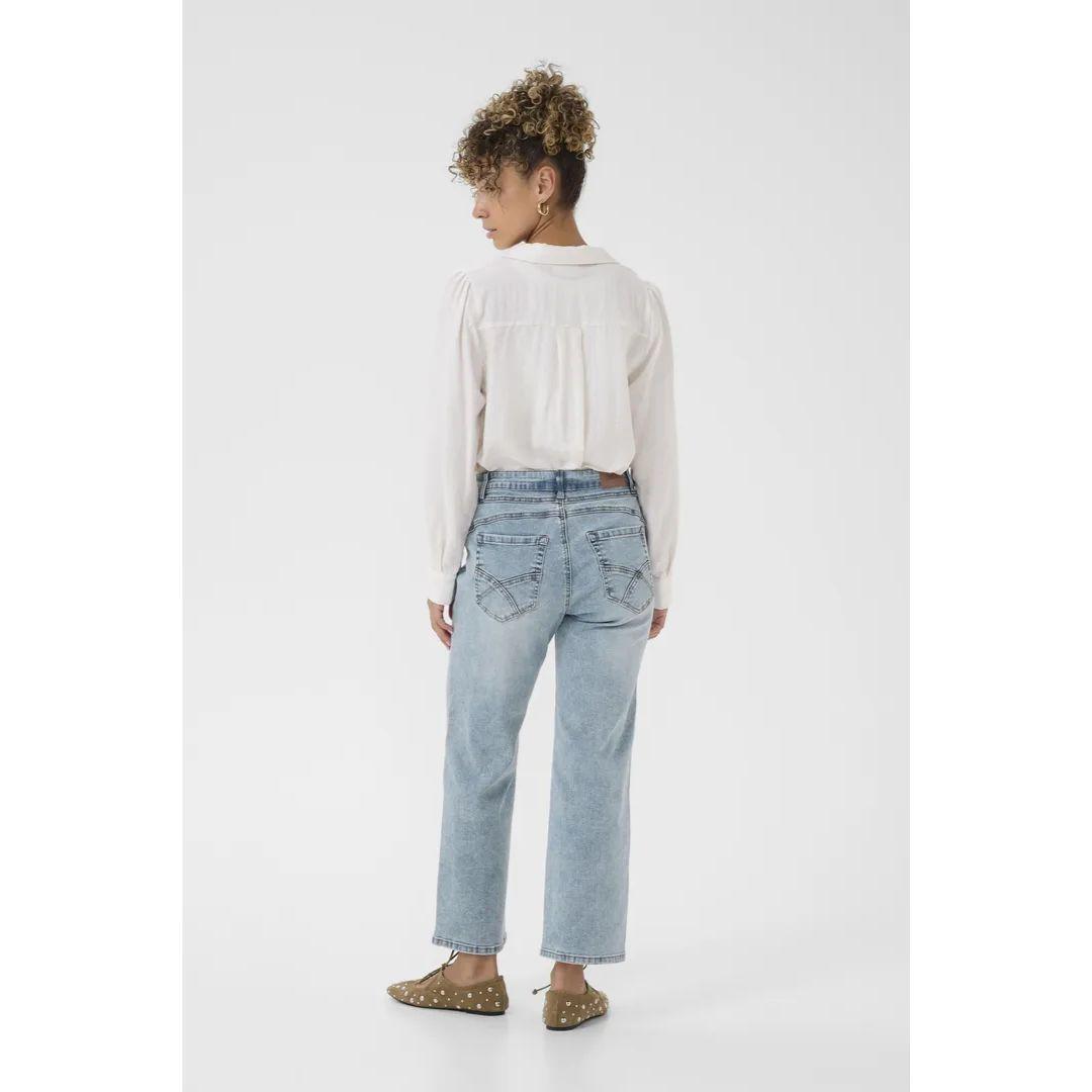 Lisa Straight 7/8 Jeans - Stowe Medium