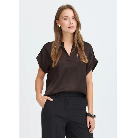 Selita V-Neck Blouse | Java