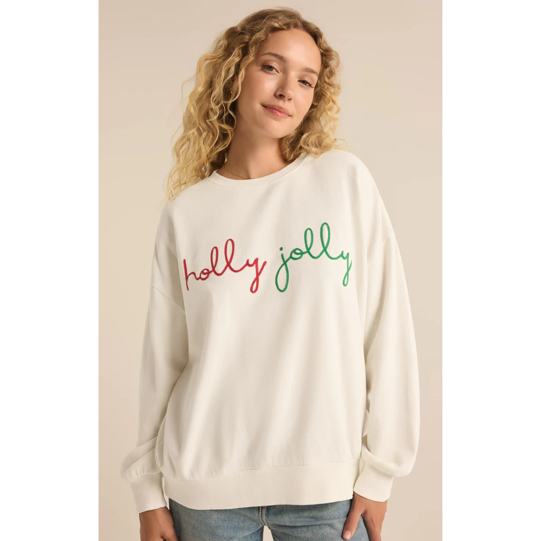 Holly Sunday Sweatshirt - GT244584 - Sea Salt