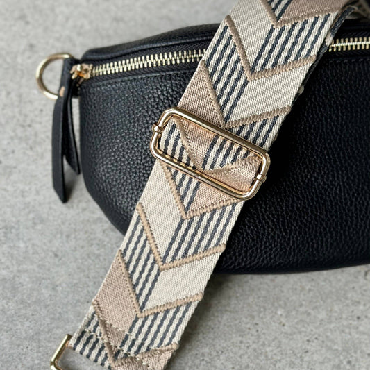 Crossbody Bag Strap - Beige Modern