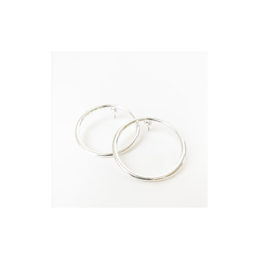Shiny Hoop Earrings - 2511