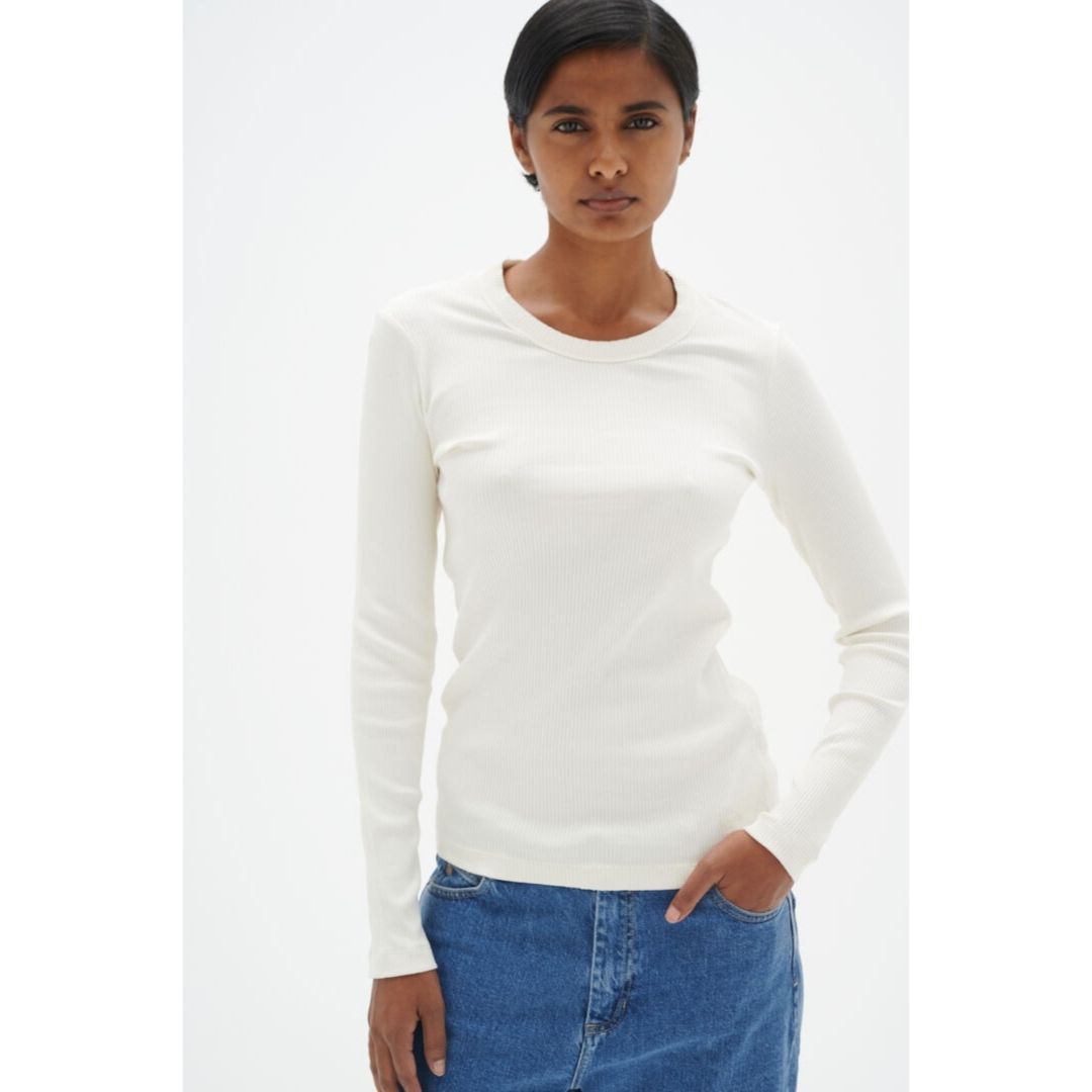 Dagna Long Sleeved Ribbed Shirt
