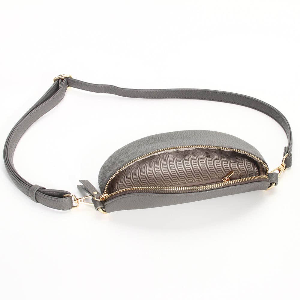 Justine Brooks Design - Crossbody bag - Charcoal