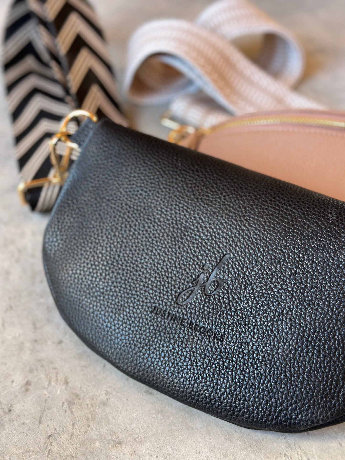 Faux Leather Cross Body Bag