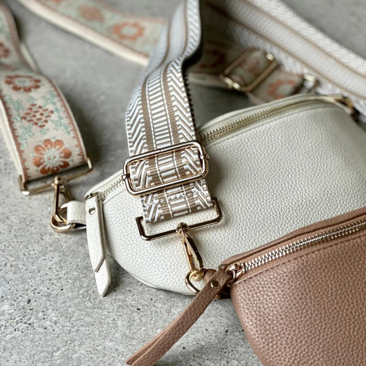 Justine Brooks Design - Cream Bag Strap