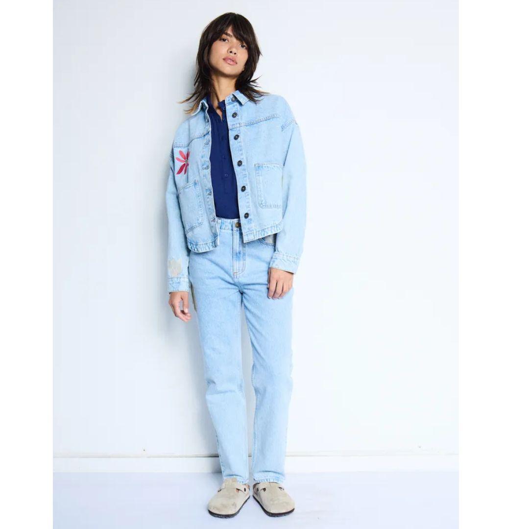 Bauve Denim Jacket - Light Blue