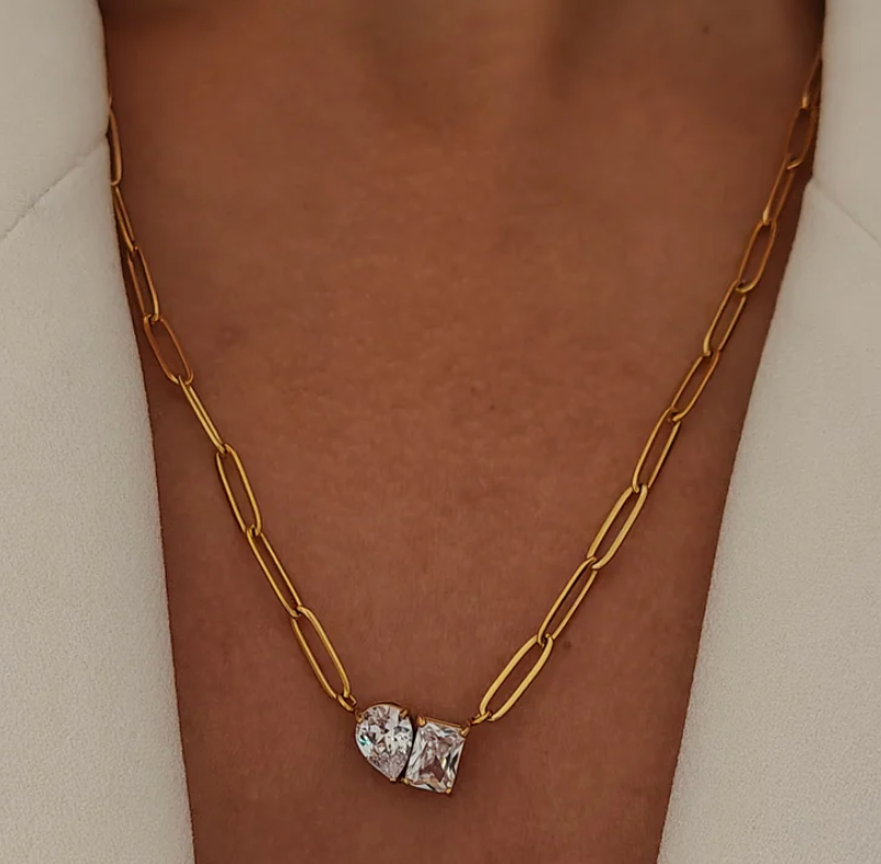 Moi et Toi Pendant Necklace