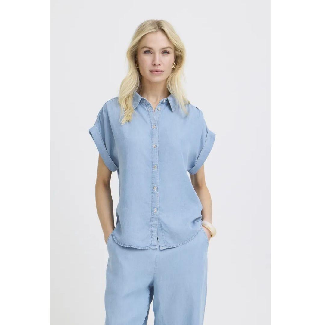 Kosmo Shirt | Light Blue Denim