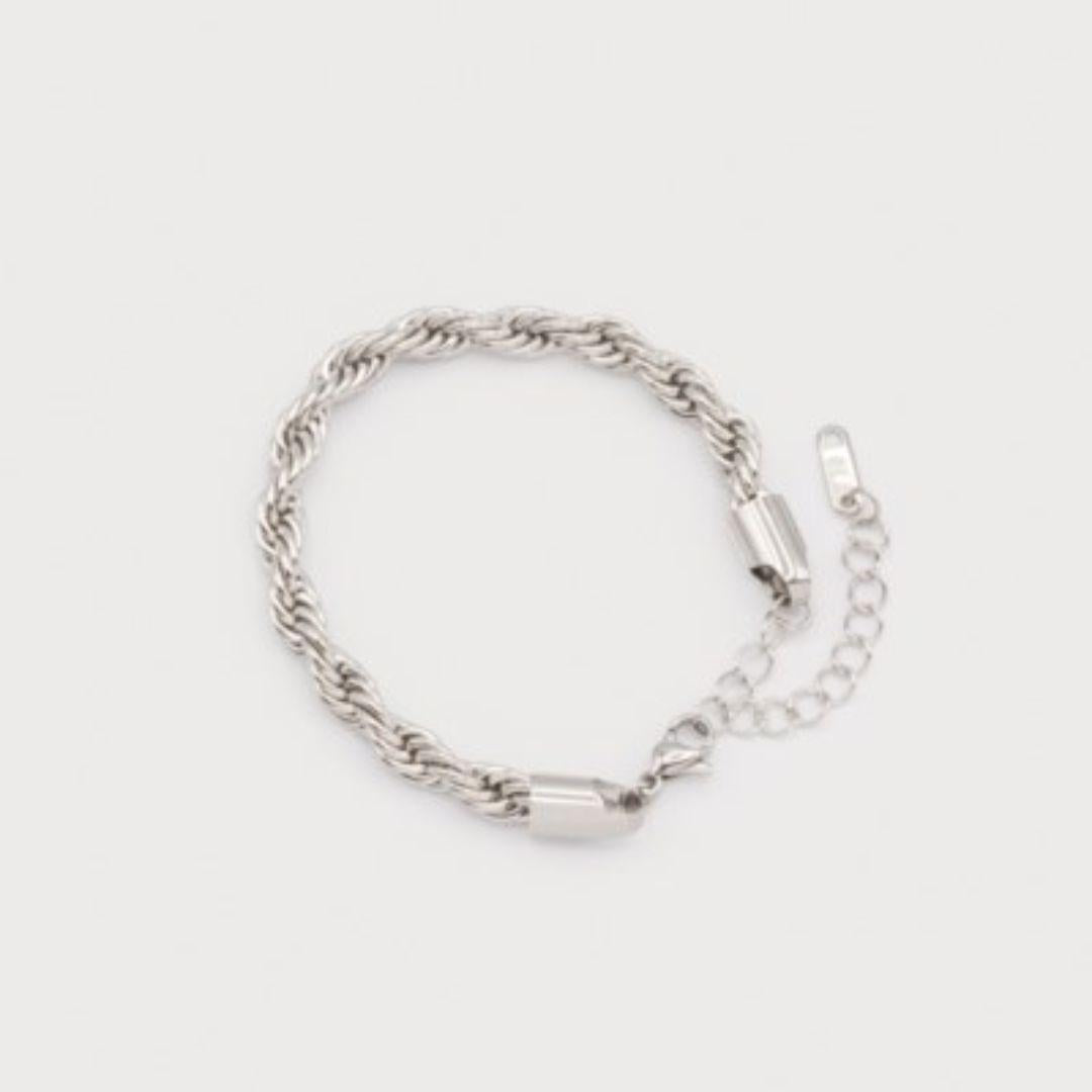 Braided Link Chain Bracelet - 3330
