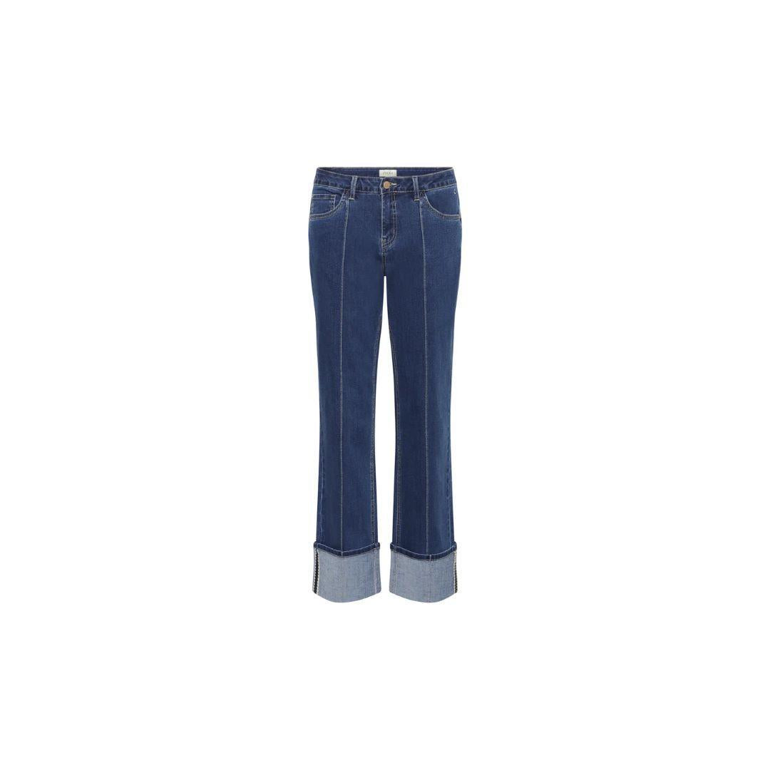 Ranja Cuff Jeans - 10614672 - Seattle Mid Wash