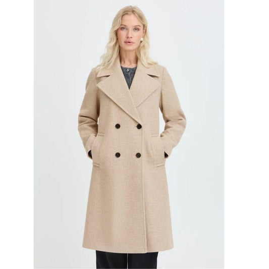 BYoung Banbara Pea Coat | Hummus