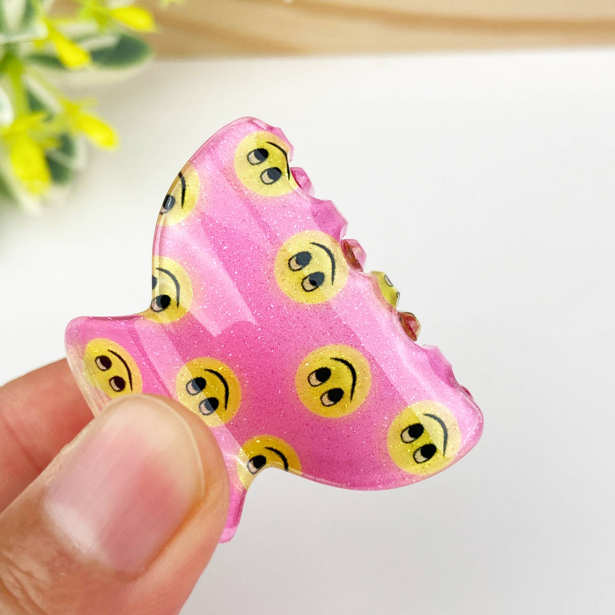 Fruit Rainbow Fun Hair Clip - Bright Rainbow - RainC